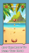 Hungry Crab - HTML5 Construct 3 Game Screenshot 1