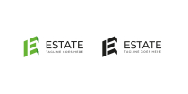 Estate E Letter Logo Design Screenshot 2