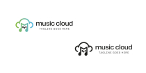 Cloud Music Logo Design Screenshot 2