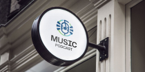 Music Podcast Logo Template Screenshot 1