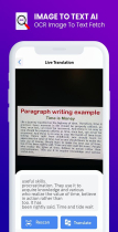 Image To Text AI - Android App Source Code Screenshot 2