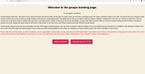 Groups Tracking Plugin for WordPress Screenshot 1