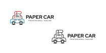 Paper Car Logo Design Template Screenshot 2