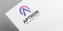 Aptron A Letter Logo Design Screenshot 1