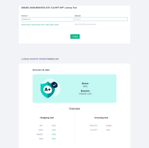 Website DNS and Mail Security Audit Tool Screenshot 1