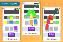 Sort Cards - HyperCasual Puzzle Game - Unity Screenshot 1