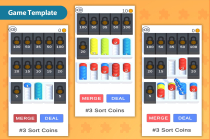 Sort Coins - HyperCasual Puzzle Game - Unity Screenshot 1