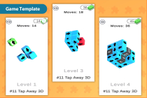 Tap Away 3D - HyperCasual Puzzle Game - Unity Screenshot 1