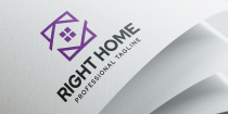 Right Home Logo Design Screenshot 1