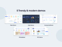 Modernize Vuejs Admin Dashboard Template Screenshot 2