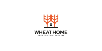 Wheat Home Logo Design Screenshot 1