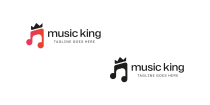 Music King Logo Design Screenshot 2