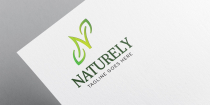 Naturely N Letter Logo Design Screenshot 1