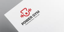 Power Gym Logo Design Screenshot 1