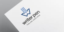 Writer Pen W Letter Logo Screenshot 1