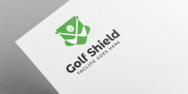 Golf Shield Logo Design Screenshot 1