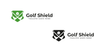 Golf Shield Logo Design Screenshot 2