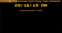 TigX Python Clock PythonTX Screenshot 1