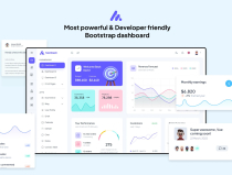 MatDash Bootstrap Admin Dashboard Template Screenshot 1