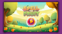 Spell The Fruit - Construct 3 Game HTML5 Screenshot 1