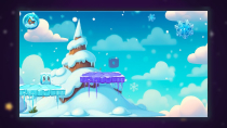 Snowy Sprint - Construct 3 Game HTML5 Screenshot 2