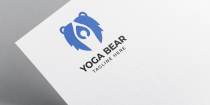 Yoga Bear Logo Template Screenshot 1