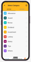  Money Management - Android App Source Code Screenshot 3