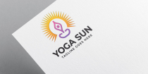 Yoga Sun Logo Design Screenshot 1