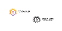 Yoga Sun Logo Design Screenshot 2