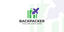 Back Packer Logo Design Screenshot 1