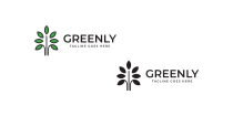 Greenly Plant Logo Design Screenshot 2