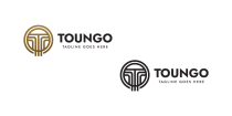 T Letter Toungo Logo Design Screenshot 2