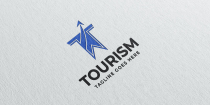 T Letter Tourism Logo Screenshot 1