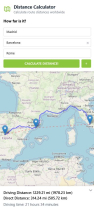 Distance Calculator - Route Planner Screenshot 2