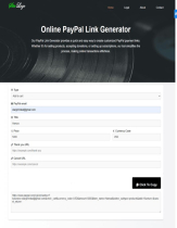 Online PayPal Link Generator Screenshot 3