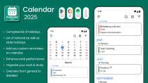 Calendar 2025 - Android App Source Code Screenshot 1