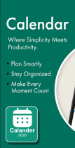 Calendar 2025 - Android App Source Code Screenshot 2