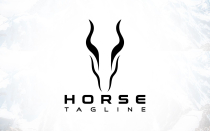 Minimal Horse Logo Design Screenshot 1