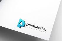 Letter P Logo Perspective Logo Design 3d Logo Screenshot 3