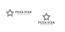 Pizza Star Logo Design Screenshot 2