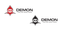 Demon Ghost Logo Design Screenshot 2