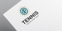 Tennis Game Logo Design Screenshot 1