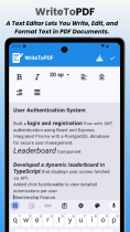 WriteToPdf - Document Editor PDF Creator Android Screenshot 4