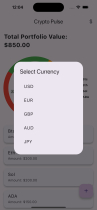 Crypto Pulse - Flutter Portfolio Management App Screenshot 2