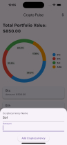 Crypto Pulse - Flutter Portfolio Management App Screenshot 3