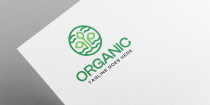 Natural and Organic Logo Template Screenshot 1