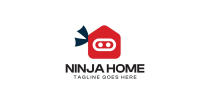 Ninja Home Logo Template Screenshot 1