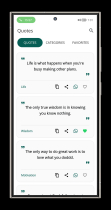 QuotePro - Modern Offline Quotes App with AdMob Screenshot 1