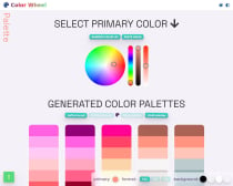 Color Wheel Color Palette PHP Script Screenshot 1