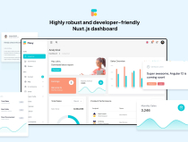 Flexy NuxtJs Admin Dashboard Template Screenshot 1